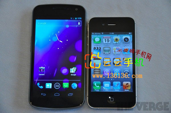 콢Ծ GALAXY Nexus VS iPhone 4S