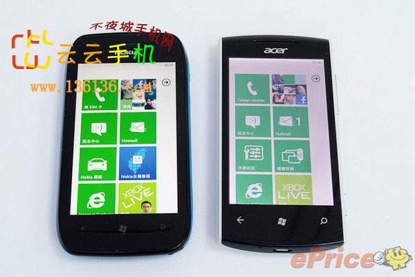 WP7âս Lumia 710ԱAcer M310WP7âս Lumia 710ԱAcer M310